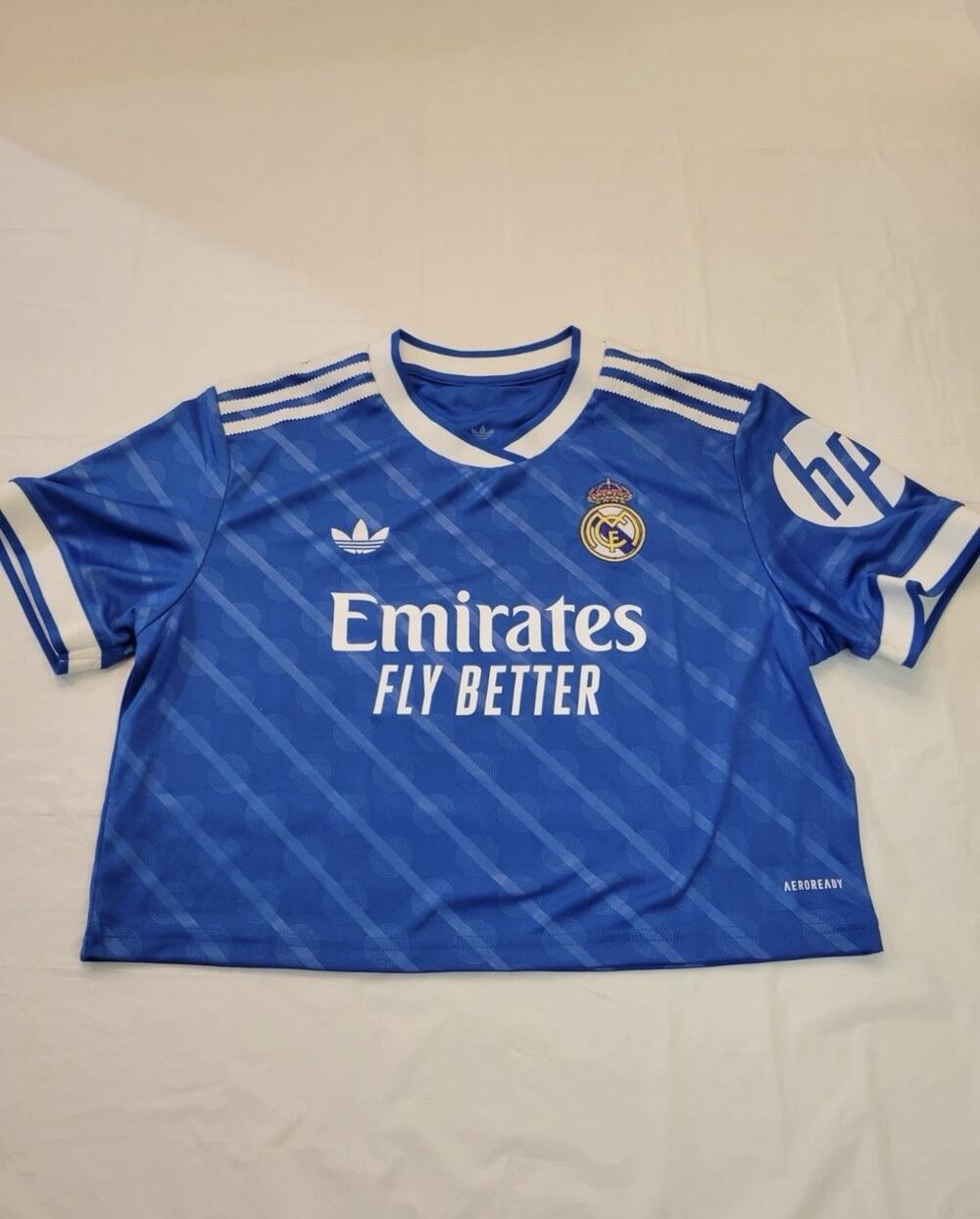 Adidas Real Madrid 2025/26 Cropped Third Jersey JP4175 Women’s Size Large NEW!